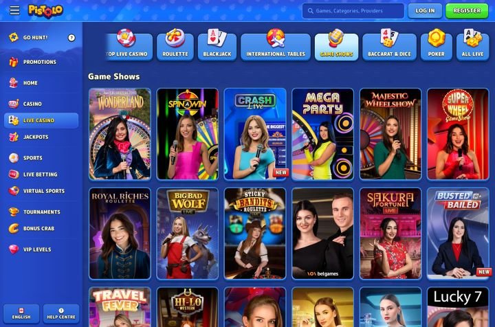 Pistolo casino online in Poland
